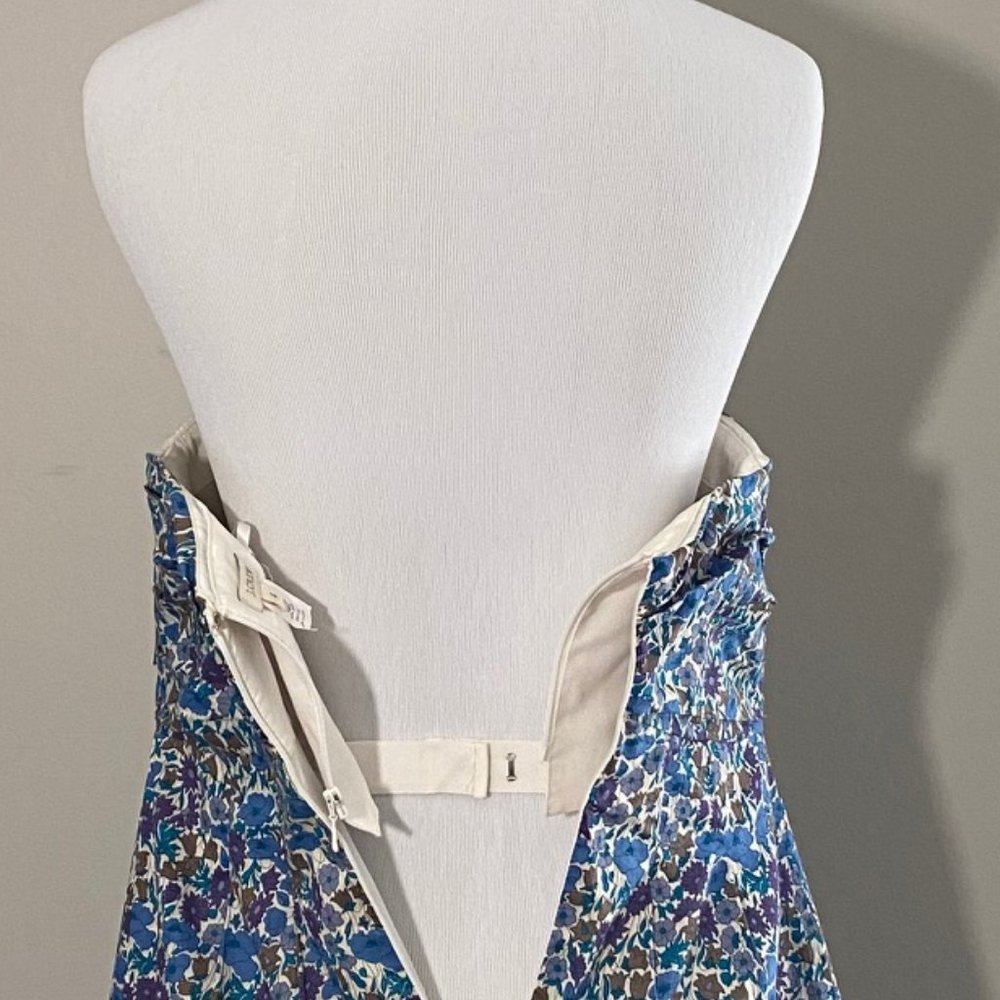 J Crew Strapless Floral Bubble Dress - Picture 4 of 5